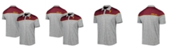Colosseum Men's Heathered Gray, Maroon Arizona State Sun Devils Birdie Polo Shirt